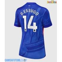 Camisa de time de futebol Chelsea Dario Essugo #14 Replicas 1º Equipamento Feminina 2025-26 Manga Curta